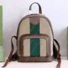 Tasarımcı Sırt Çantası Kadınlar Back Pack Tuval Okul Çantası Boy Sac A Dos Çanta Lüks Çantalar Seyahat Çantası Bolsos Gerçek Deri Trim Lüks Çanta Tasche Messenger Çantası