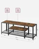 Modern TV Stand for TVs up to 65 Inches 3Tier Entertainment Center Industrial TV Console Table with Open Storage Shelves for L4463406