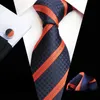 Neck Ties классические полосатые галстуки для мужчины запонка карманной квадратный набор