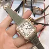 2023 Nouvelles montres carrées 40 mm Genève véritablement en acier inoxydable montres mécaniques et bracelet masculine mâle monnaie de bracelet mâle CA02-4