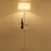 Stehlampen Nordic Modern Minimalist Drehbare Lampe E27 Weißschwarz Farbe Couchtisch für Wohnzimmer Schlafzimmer El RoomStehlampenBoden