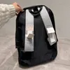 Paris Evening Torby torby na ramię Mens Casual Nylon Backpack Luksusowe podróże Duże litery Nowojorskie torba mody dla mężczyzn projektant Designer Women Bags Borki B