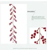 Dekorative Blumen, 1,7 m, künstliche rote Beerenrebe für Weihnachtsbaumdekoration, Schaumstoff-Rattan, Zuhause, Wandbehang, gefälschte Pflanzen