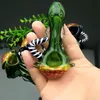 Rookaccessoires Nieuw Europa en AmeriCaglass Pipe Bubbler Rookpijp Water Glass Bong Painted Honeycomb Glass Pipe