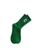 Chaussettes pour hommes printemps lettre chaussettes pour hommes et femmes amoureux couleur bonbon spécifique colorant déesse chaussettes moyen Tube Z0227