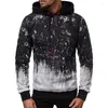 Heren Hoodies Warm geprinte sweatshirt Fashion Men Pullover Hoody Sportswear Casual capuchon Mannelijke slanke tops Bomber Moletom