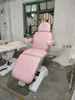 Articoli di bellezza LOGO sedia per pedicure in pelle impermeabile PU personalizzata letto di bellezza bianco rosa in vendita a basso prezzo