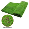 Fleurs décoratives 1mx1m mousse artificielle pelouse plante verte herbe faux tapis gazon bricolage paysage matériel accessoires extérieur jardin maison