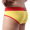 Cueca cuecas masculinas calcinha masculina calcinha de algodão respirável Sexy U convexo Design Penis Pouch Cueca Jockstrap Man