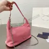 Vrouwen Ontwerper Hobo Nylon Onderarmtas 2021s Italië Milano Merk Dubbele Band Winkelen Schouder Handtassen Dame Halve Maan Crossbody Handtas Luxe Ontwerpers