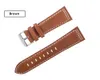 Watch Bands Band Leather Women Men Strap 22mm 24mm Belt Vintage Wrist High Quality Green Black Soft Cowhid