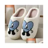 Home Clothing Slippers Fznyl Love Happy Heart Bad House Bunny Christmas Plush Slides Evil Eye Smiley Face For Women 39S Drop De Gw