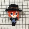 Pluxh Dolls Anime Bungou Stray Dogs Plush Doll Toy Osamu dazai nakahara chuya fofo travesseiro de pelúcia de pelúcia de pelúcia 20cm 230227