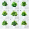 Decorative Flowers Artificial Plants Green Bonsai Small Tree Potted Fake Home Decor Crafts 1PC