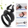 Cockrings Vibrator Cockring Penis Cock Ring On for Man Atraso Ejaculação Toys Sexis para homens Casal Casal Vibrando Penisring Bens para Adultos 230228