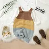 Jumpsuits baby rompers kleding lente herfst baby kinderjongen jongens meisjes meisjes mouwloze jumpsuits casual outparden kinderen overalls outfit 230228