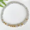 Strands MG1795 Bracelet Perlé Labradorite 4 MM Cadeau Personnalisé pour Meilleur Ami