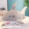 Simpatico peluche squalo imitazione vero abbraccio cuscino bambola animale marino regalo