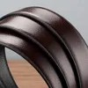 Belts Male Leather Belts For Men High Quality Designer Reversible Buckle Business Cowskin Casual Waist Belt 30 CM Strap Waistband Z0228