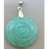 Pendentif Colliers Cristal Cornaline Jaspe Howlite Aventurine Fleur Femmes Hommes Perle 1pcs PWB1083