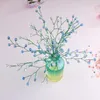 Decorative Flowers Crystal Rhinestone Bud Spray Branch Artificial Bouquets Home Wedding Craft Decoration