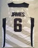 2012 Team USA 9 Michael Jor dan Basketball Jersey Bryant Kevin Durant James Larry Bird Throwback Maillots Blanc BleuTaille S-XXL