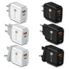 25W 20W 18W snabba snabba laddare USB C Dual Ports PD Väggladdare Typ C Power Plugs Adaptrar för iPhone 12 13 14 15 Pro Max Samsung HTC