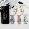 Applicable to iphone Xiaomi Samsung Huawei mobile phone case mobile phone holder violence bear back stick mobile phone holder