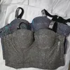 Bustiers Corsets Женский корсет сексуальный черный жилет без спины черная подвеска подвеска