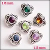 Araba DVR Diğer Moda Mini Rhinestone Snap Duthe Mücevher Bileşenleri 12mm Metal Snaps Düğmeleri Küpe Bileklik Bileklik Bangle Noosa Tz003 DROP DHKXE