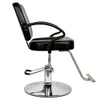 Coiffeur barbier HC106 femme chaise de barbier coiffeur stock noir utilisation disponible Mobilier de salon, chaise de barbier de salon.