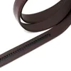 Ceintures 30 cm 31 cm largeur ceinture en cuir hommes sans boucle hommes ceintures de luxe en cuir véritable ceinture Stap noir marron 110 cm 130 cm CE3300 Z0228