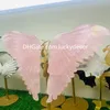 Rose Quartz Butterfly Wings Creative Party Room Decor Stor hand snidad naturlig rosa kristall lockar kärlek ädelsten två lager ängelvingar kvinnor födelsedag chakra gåva