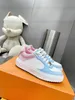 Designer Luxury TIME OUT chaussures Bow Tie Femmes Blanc Trainer Treaded Rubber Outsole Imprimé Cuir Chaussures plates