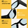 Lunettes de soleil Vintage jambe large grand cadre hommes UV400 personnalité rétro carré moderne lunettes de soleil Rectangle ombre lunettes lunettes de soleil