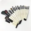 BB-SERIES 18-Brushes The Complete Brush set - Quality Wooden Handle Brush kit - Beauty Makeup Brushes Blender Tool ePacket