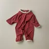 Jumpsuits 3335B born Clothes Baby Jumpsuit Autumn Color Matching Boy's Climbing Clothes Girl's Clothes 230228