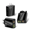 Nieuwe PD65W Quick Charge mobiele telefoonlader 5v4a Euro-Amerikaanse verordening PD 3USB Multi-poortadapter Oplaadkop