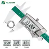 Vernier Calipers Fujiwara Digital Display Rostfritt stål 0-150mm 1/64 Fraktion/mm/tum LCD Electronic Caliper IP54 Watertofal 230227