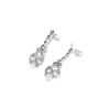 Ohrstecker CKK Ohrring Wirbelnde Kronleuchter Sterling Silber Schmuck 925 Damen Brincos Ohrringe Pendientes