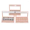 Bouteilles De Stockage 10 Grilles Vide Récipient Rechargeable Palette De Maquillage Pour La Beauté Cosmétique Rouge À Lèvres Fard À Paupières Blusher Blanc Noir