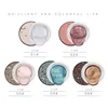 Eye Shadow Leezi Magic Cube Jelly Gel Liquid Luminous Polarizing Highlight Monochromatic Eyeshadow Plate Drop Delivery Health Beauty DHC6V