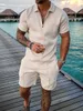 Men's Tracksuits Men's business casual 3D printing high-quality fashionable summer men's wear Z0224