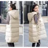 Kvinnor ner Loose Vest Women Coat Solid Casual Hooded Pocket Jacket ärmlös dragkedja Parkas