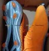 Cadeauzakje X Speedportal.1 FG Herenvoetbalschoenen voor heren Enkelvoetbalschoenen op stevige ondergrond Blauw Wit Groen Zwart Oranje Roze Rood Goud Leren voetbalschoenen Maat US 6.5-11