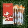 Pennelli trucco Happy Christmas Set Foundation Blending Power Face Eye Brush Cosmetic Tool Kit Girlfriend Gift Drop Delivery Salute B Dh2Zl