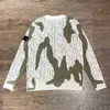 chandails de marque topstoney pour hommes en vrac petit col rond mode brodé pièce d'insigne tricoté à capucheRAIN CAMO 'MIXED YARN Pull