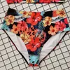 Kvinnors badkläder WTCANDY 2023 SEXY MICRO FLORAL XXXL BIKINI SET KVINNER HÖG Midja plus storlek 4xl baddräkt stor stor strandbaddräkt