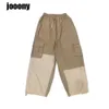 Calças masculinas calças de carga preta folgada para homens Khaki Cargo Troushers Male Vintage Vintage Loose Casual Autumn Japonês de rua Hip Hop 230228