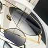 Classic 11 Slim Gold Pilot Sunglasses for Men Women Grey Shaded Sporty Glasses occhiali da sole Sunnies UV400 Eyewear with Box